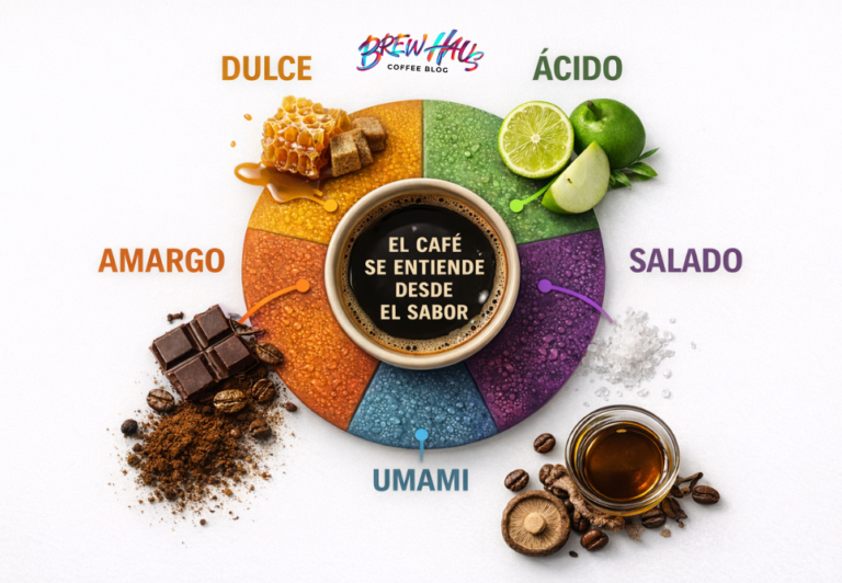 sabores básicos en el café